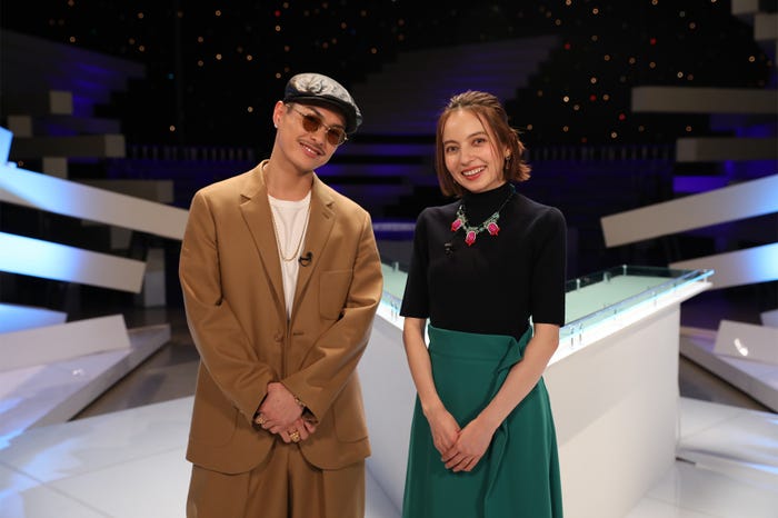 今市隆二、ベッキー/音楽番組「LOVE or NOT♪」より(提供画像)