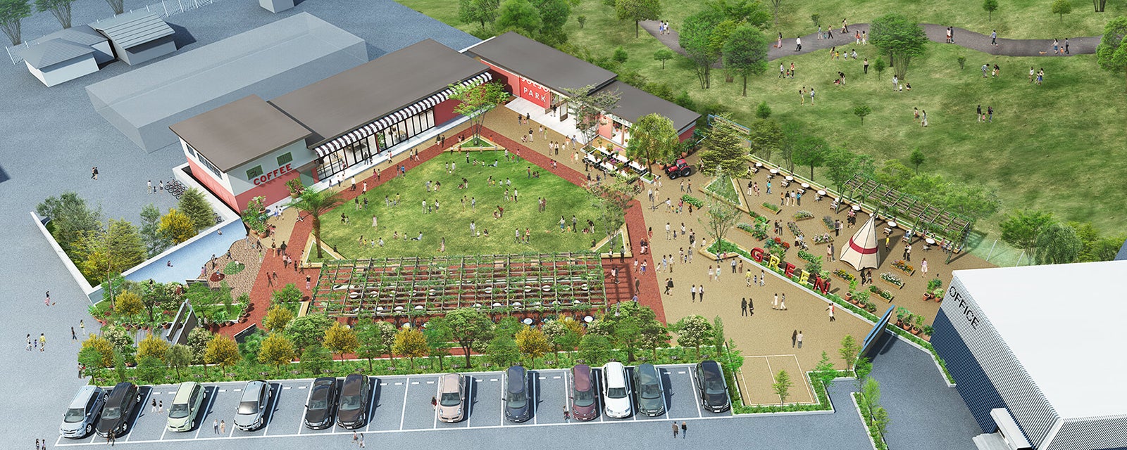 施設全体イメージ／画像提供：TRANSIT GENERAL OFFICE