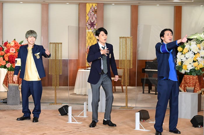 増田貴久、藤木直人、矢部浩之(C)日本テレビ