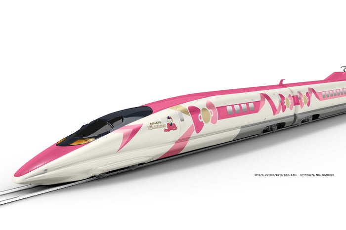 「ハローキティ新幹線」2018年夏デビュー、JR西日本とサンリオがコラボ（C）1976, 2018 SANRIO CO.,LTD.
