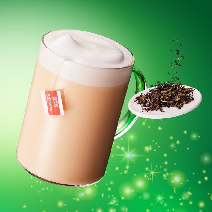 ジョイフルメドレー ティー ラテ/提供画像