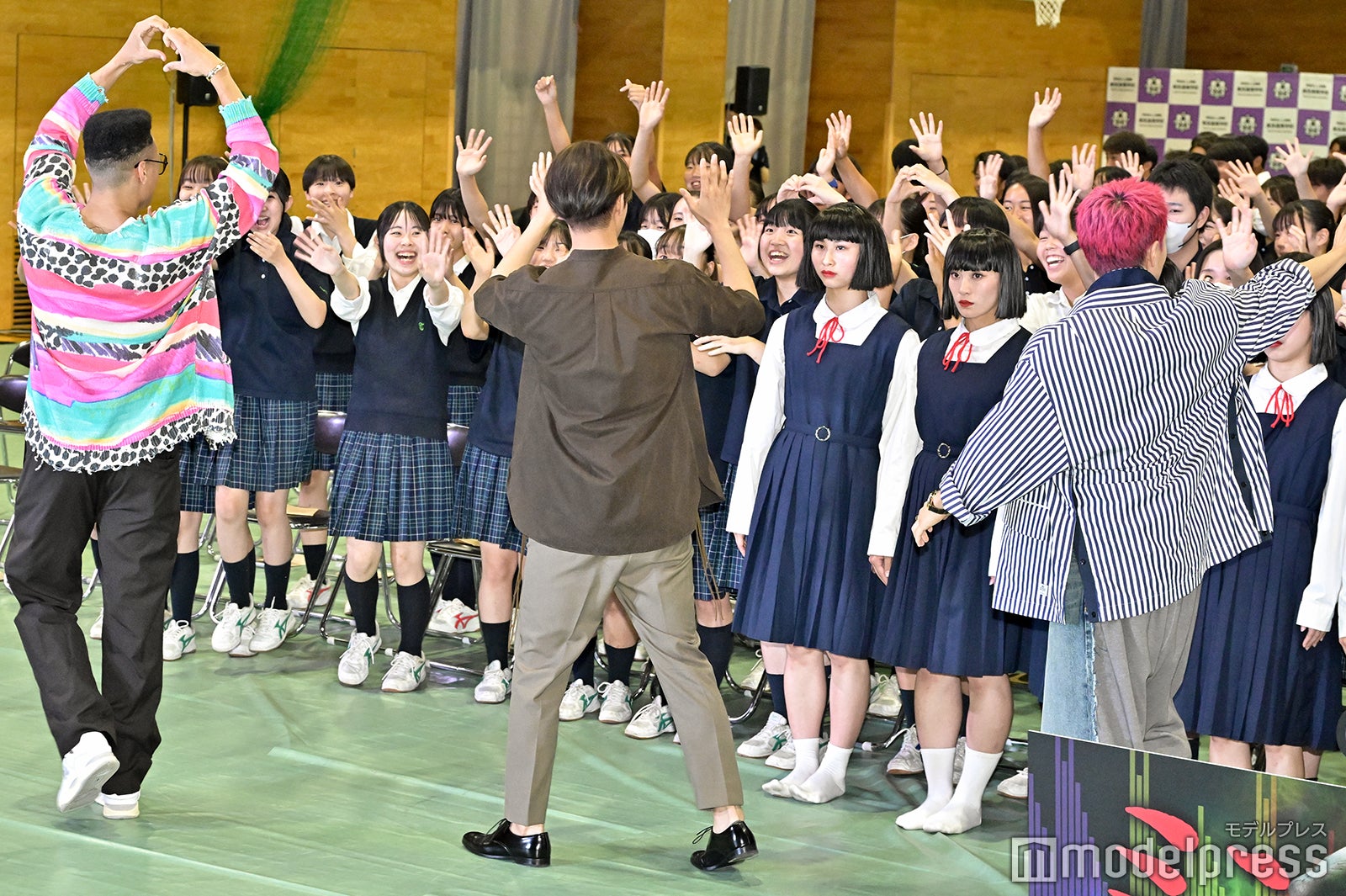 関口メンディー、片寄涼太、中務裕太（C）モデルプレス