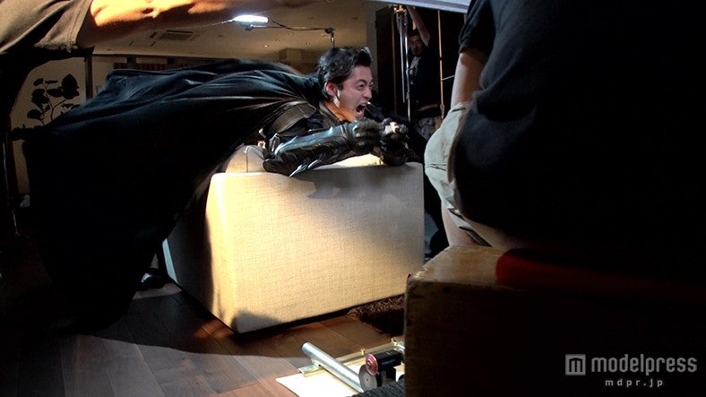 山田孝之／撮影の様子