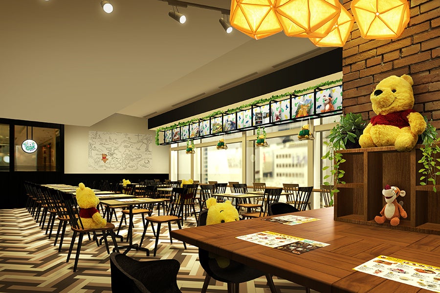 STORY STORY「くまのプーさん」 グッズコーナー はちみつカフェ