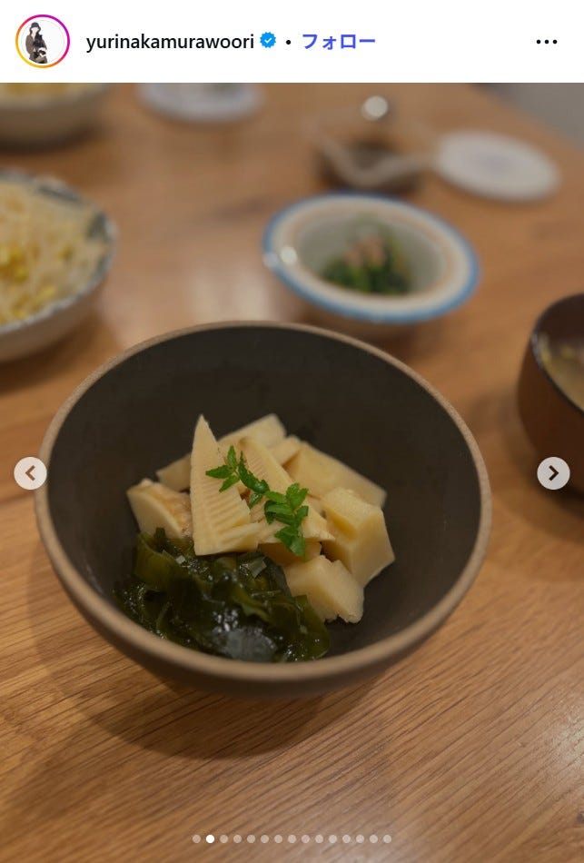 中村ゆりInstagramより