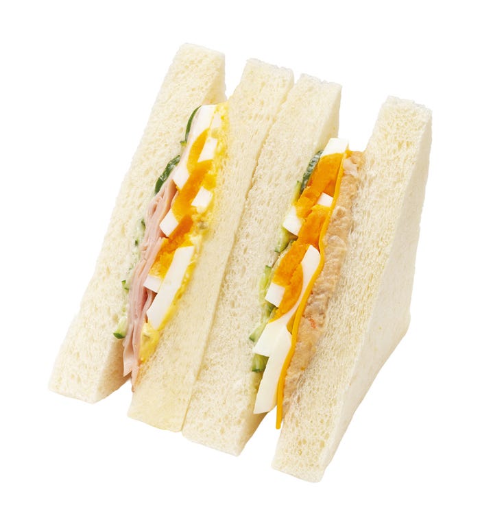 大きなサンドイッチ 人気野菜の彩りミックス 税込430円)/提供画像