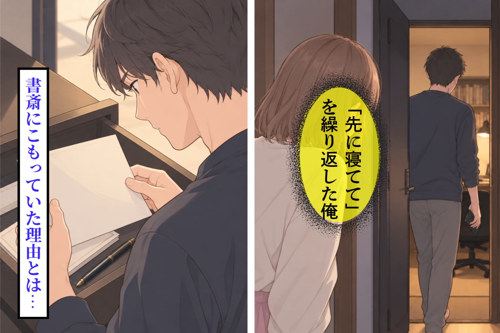 「先に寝てて」と妻に言い続けた俺が、書斎で義母への手紙に書けずにいた一行