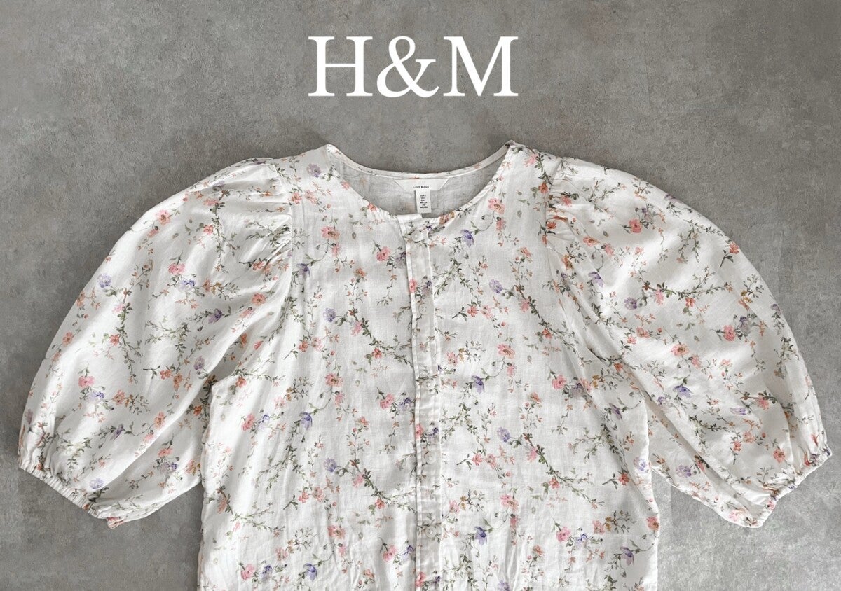 大人女子でも甘すぎない♡羽織にもなるH＆M花柄トップスでマンネリコーデ脱出