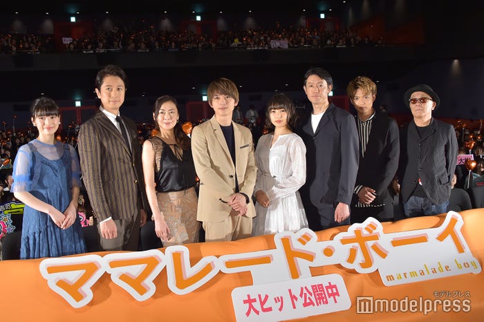 (左から)優希美青、谷原章介、中山美穂、吉沢亮、桜井日奈子、筒井道隆、佐藤大樹、廣木隆一監督 (C)モデルプレス