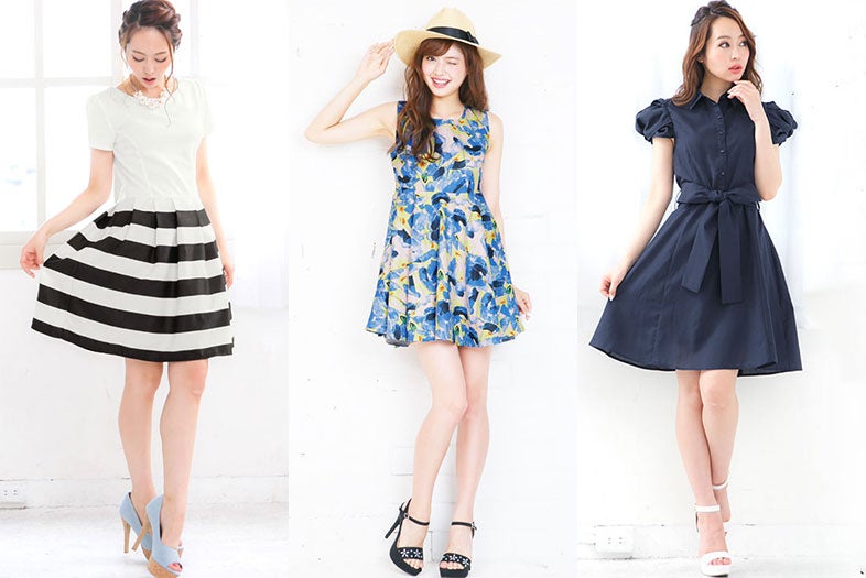 「フレアワンピ」なら夏のおフェロコーデがキマる！