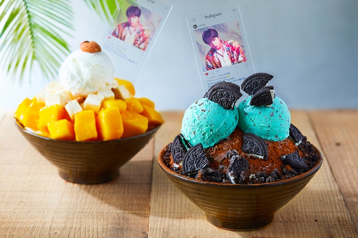 Pretty Sulbing 第１弾：マンゴーチーズソルビンとチョコミントソルビン／画像提供：ソルビン