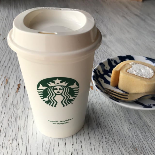 スタバ「リユーザブルカップ」で