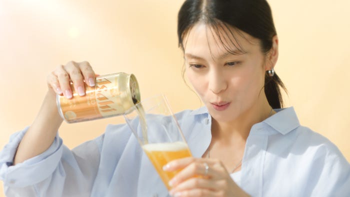 柴咲コウ/新TVCM「ゴールドなうまさ、誕⽣。」篇(提供写真)