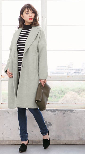 ドロップショルダーチェスターコート「神戸レタス」4990円（税込）／画像提供：神戸レタス