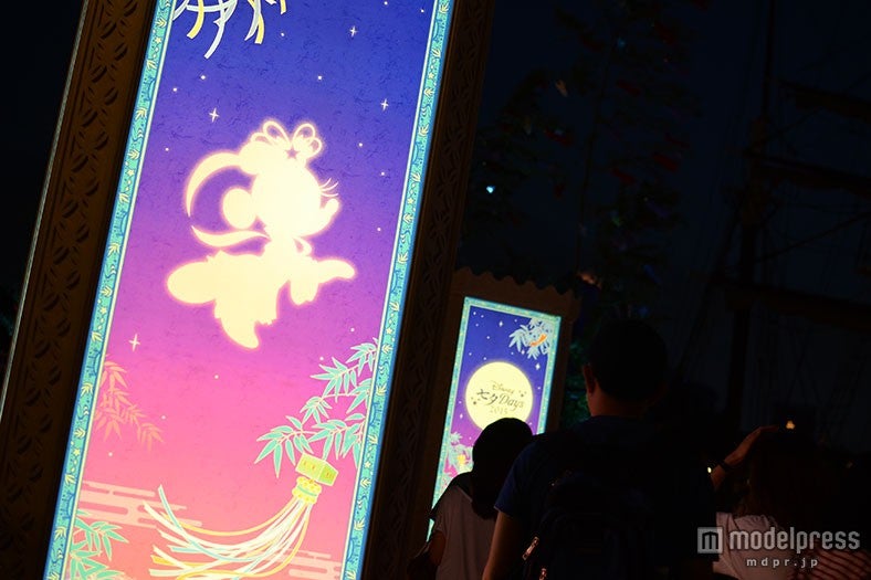 ディズニーシーのウィッシングプレイスに登場した行燈