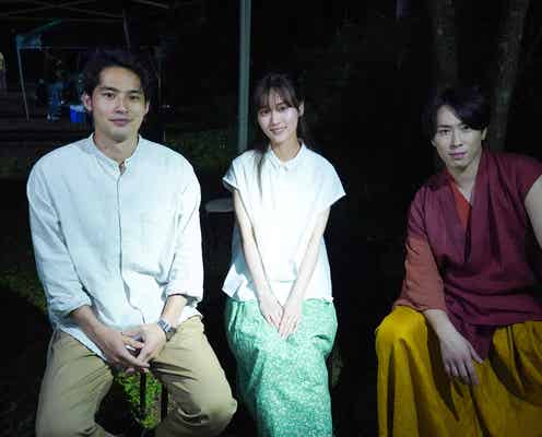 水上恒司・山下美月・宮舘涼太、キャスト陣が織りなす“化学反応”「火喰鳥を、喰う」新たなメイキングカット解禁