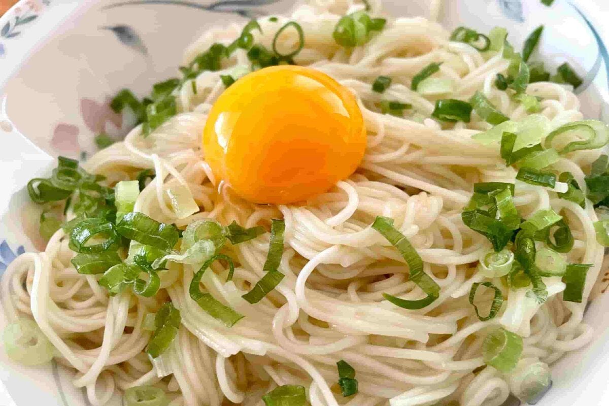 塩わさびそうめん