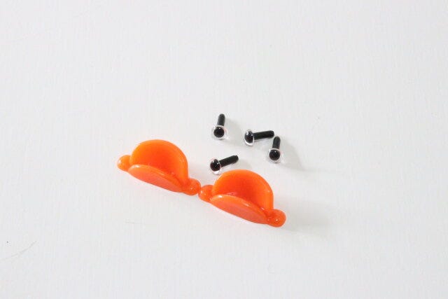 ダイソーのくちばしセット（クリスタルアイ）のパーツ