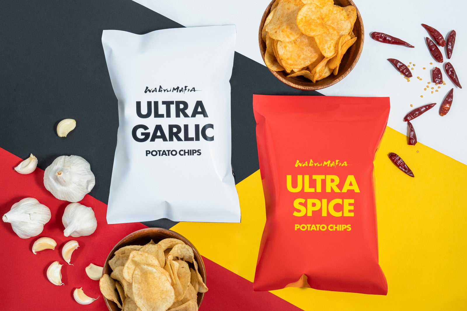 堀江貴文氏プロデュース「WAGYUMAFIA」監修ポテチに新作チリ味、山椒×唐辛子のWの刺激