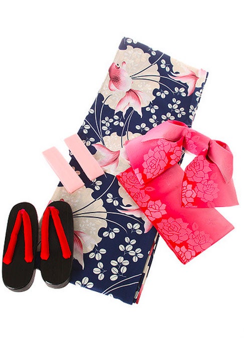 金魚柄浴衣4点セット「fifth」8,900円（税抜）／画像提供：fifth