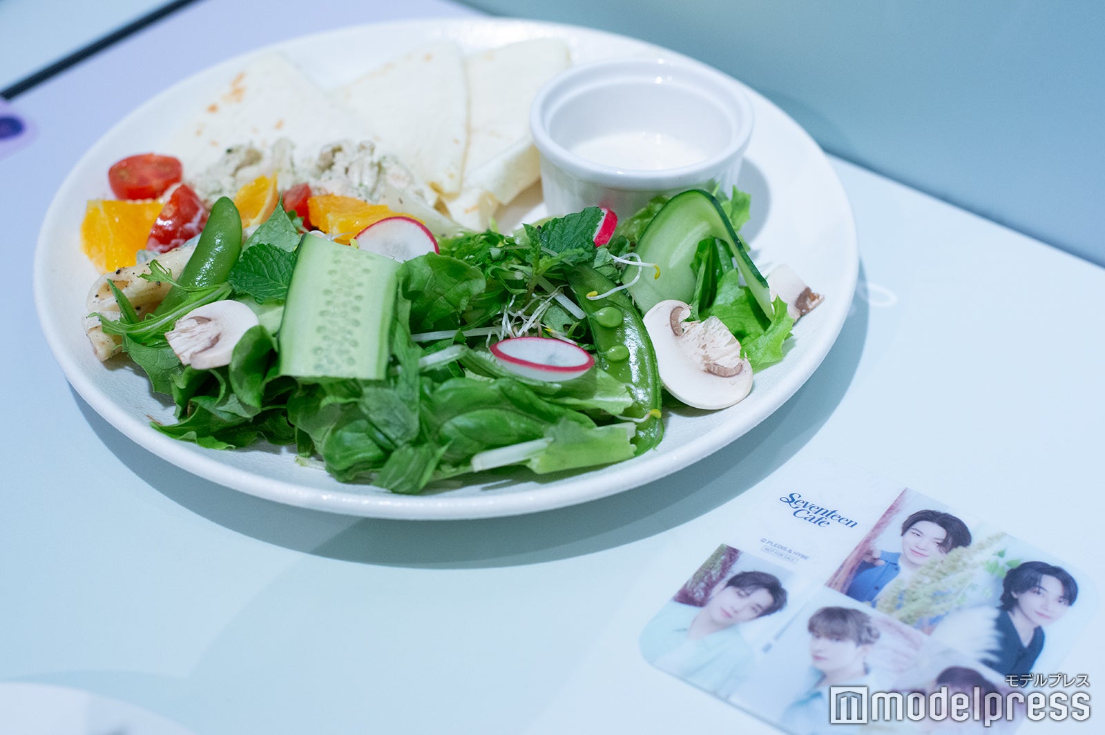 「MORNING GREEN」モチーフの「Tortillasalad Plate」（C）モデルプレス