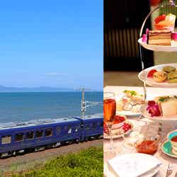 おれんじ食堂「アフタヌーンティー列車」が特別運行、青い海と極上スイーツを堪能/画像提供:水俣市役所、熊本県