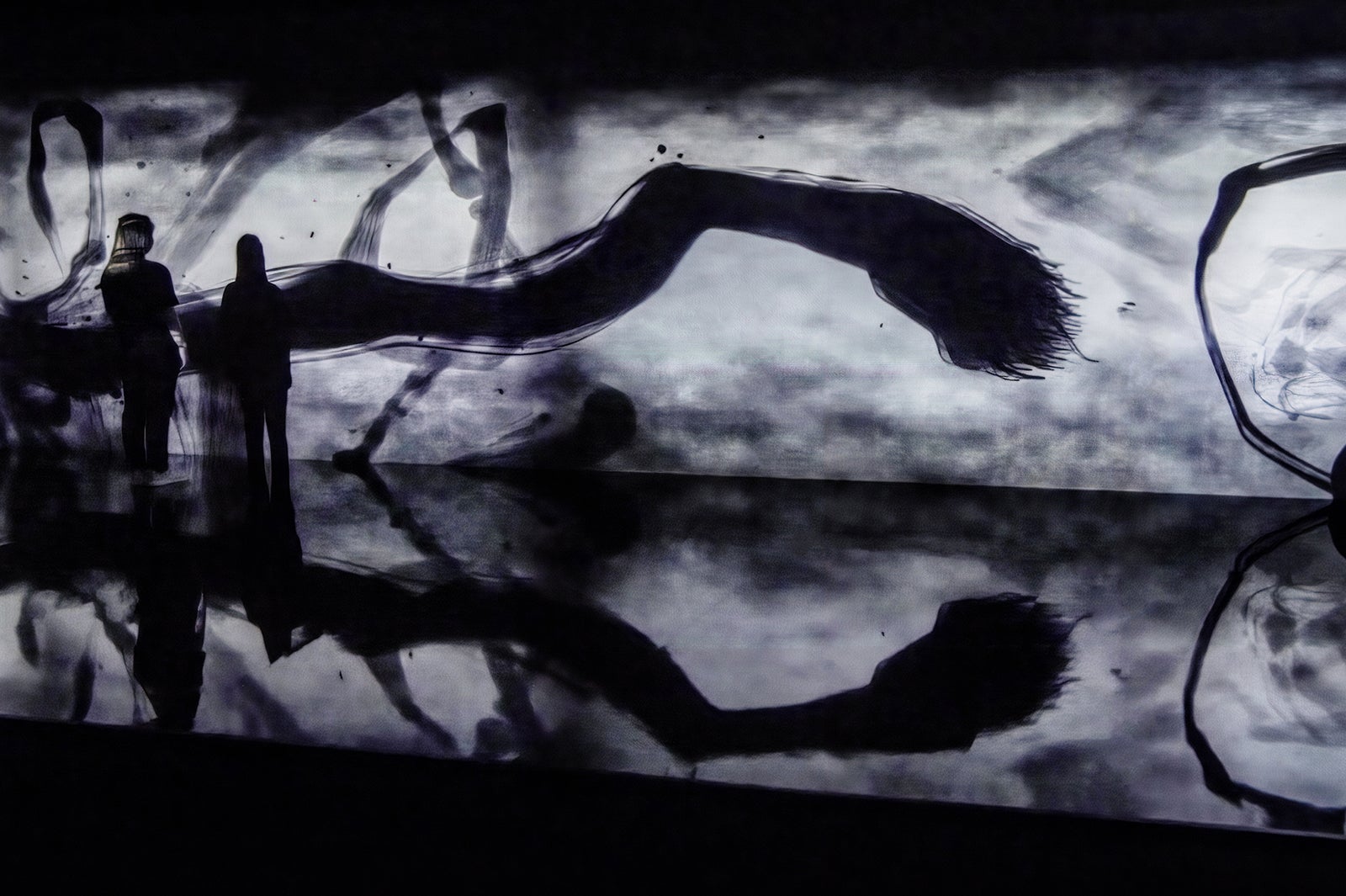 反転無分別 - Black in White／画像提供：チームラボ