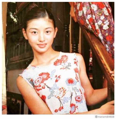 橋本マナミ「美少女コンテスト」受賞“13歳”当時の写真公開「すでに色っぽい」「美人顔が完成」の声 モデルプレス