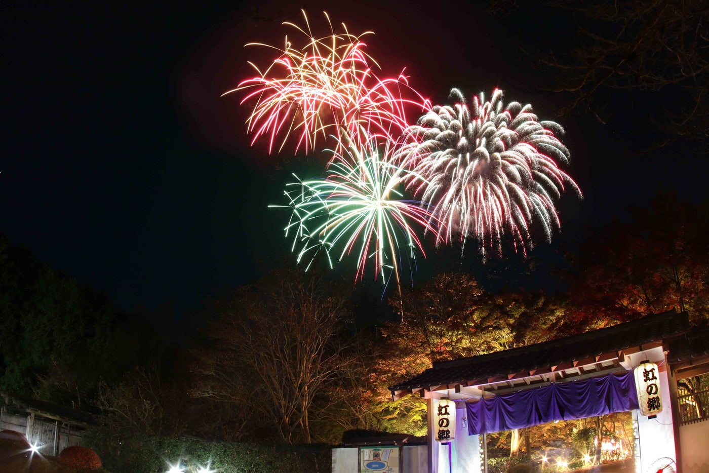 約1,000発の華やかな秋の打ち上げ花火／提供画像