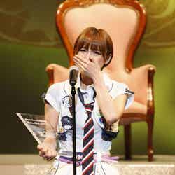 AKB48篠田麻里子（昨年の選抜総選挙より）／(c)AKS
