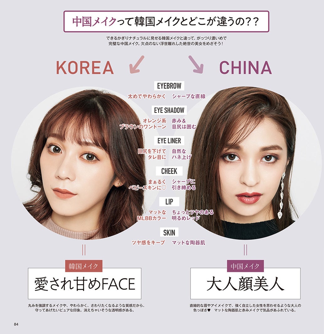 「S Cawaii Ray 特別編集 韓国＆中国メイクMASTER BOOK」より（主婦の友社）
