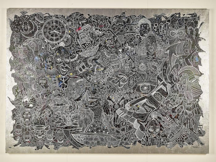 「巨大細密画(FS2020 新作)」(C)FREESTYLE 2020 SATOSHI OHNO EXHIBITION