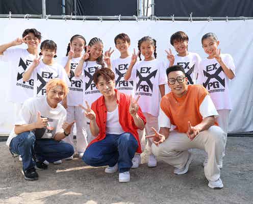 “EXILE B HAPPY”EXILE TETSUYA・小森隼・関口メンディー、静岡の夏まつりに登場 約3千人の観客前にパフォーマンス<EXILE TETSUYA with EXPG>