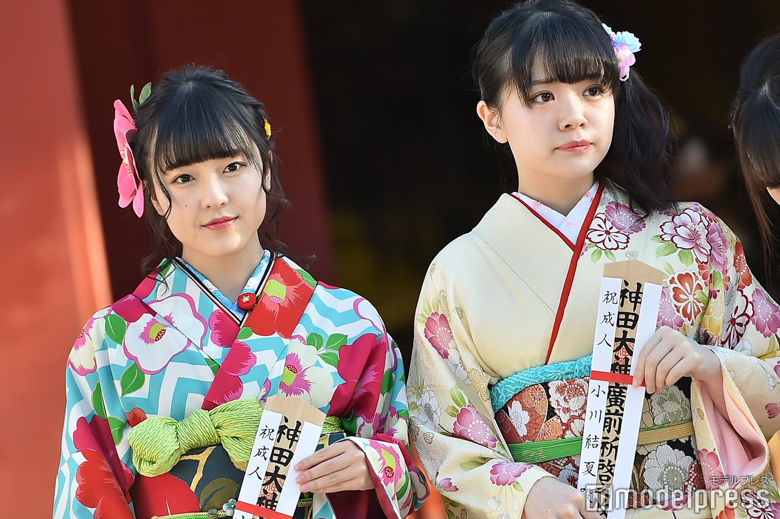 由良朱合、小川結夏／AKB48グループ成人式記念撮影会 （C）モデルプレス