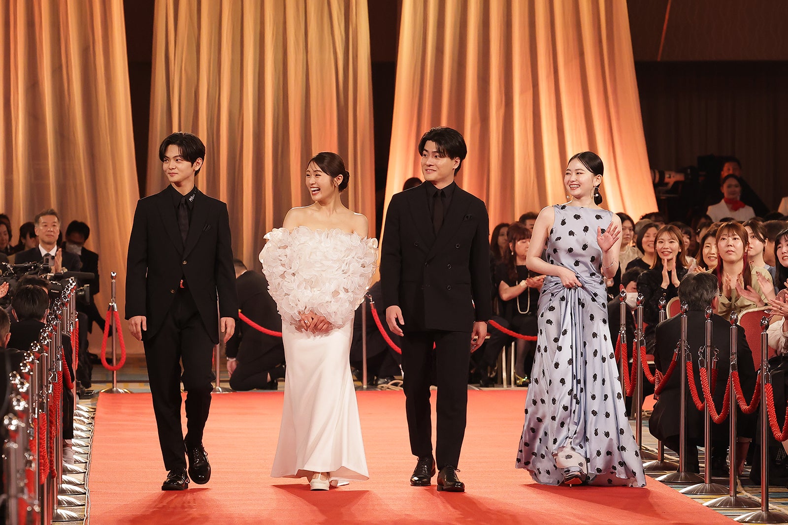 齋藤潤、渋谷凪咲、森本慎太郎、山田杏奈（C）日本アカデミー協会