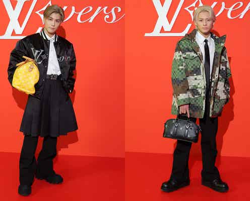 岩田剛典・平野紫耀・RIIZE・堀米雄斗ら、パリ開催「ルイ・ヴィトン」2024秋冬メンズ・ファッションショーに豪華集結