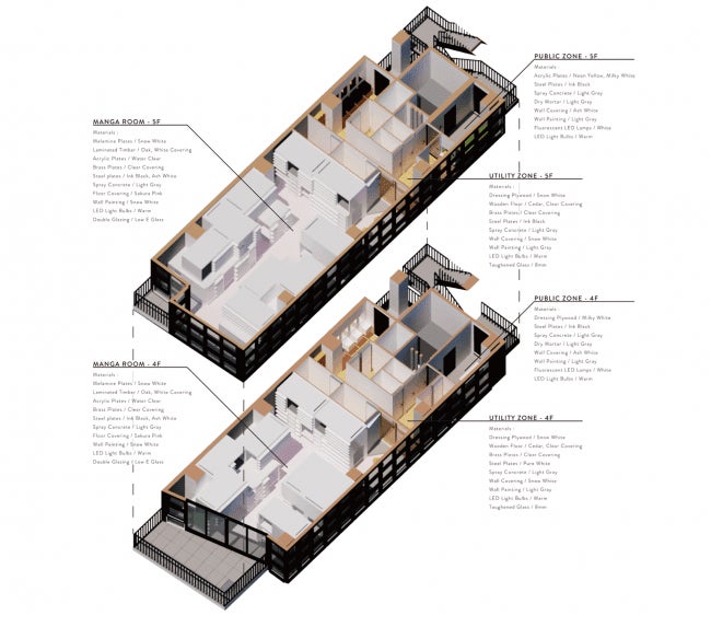 マンガ アート ホテル トーキョー／画像提供：dot