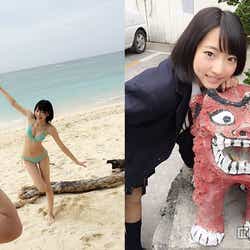 モデルプレス - “ショートカットの後継者”武田玲奈、ビキニに制服…沖縄で天使の笑顔連発<オフショット>