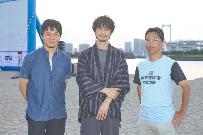 ⽥部井⼀真、斎藤⼯、濱潤(提供写真)