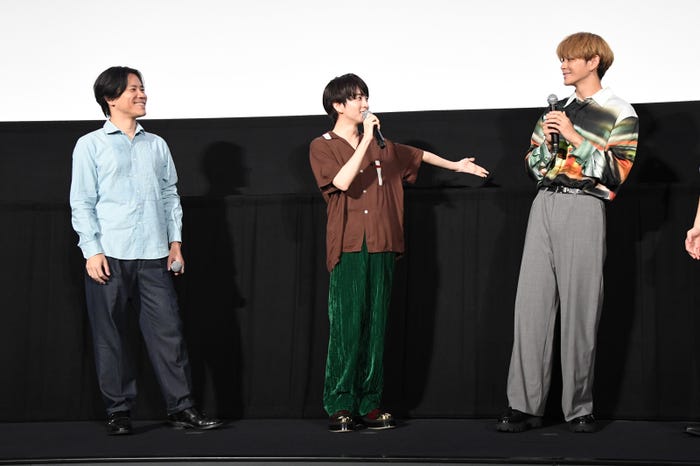 萩原健太郎監督、板垣李光人、眞栄田郷敦(C)山口つばさ/講談社 (C)2024映画「ブルーピリオド」製作委員会