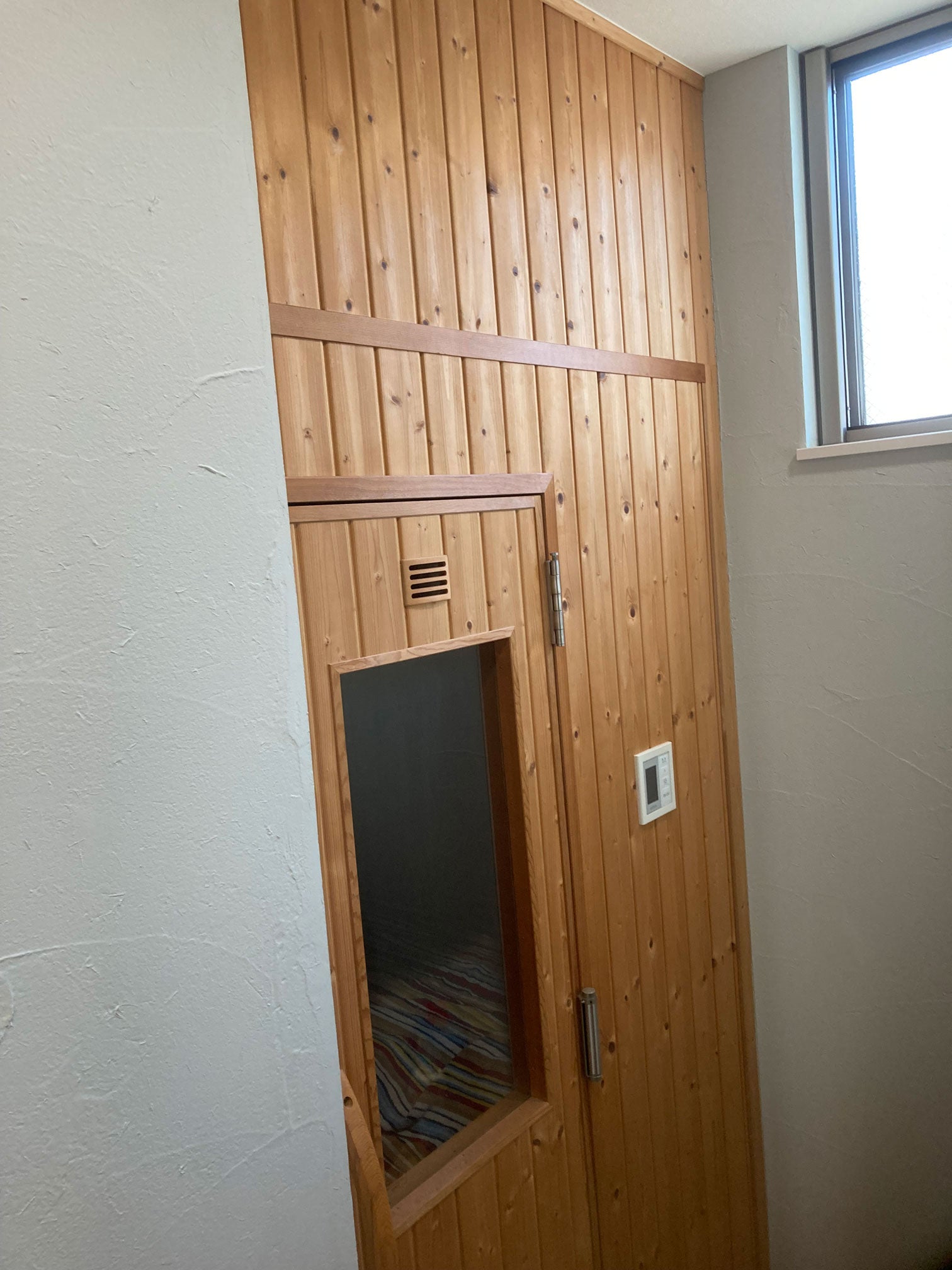 佐野瑞樹アナの自宅サウナ（提供写真）