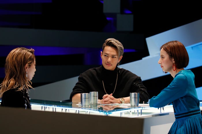 加藤ミリヤ、今市隆二、ベッキー/音楽番組「LOVE or NOT♪」より(提供画像)