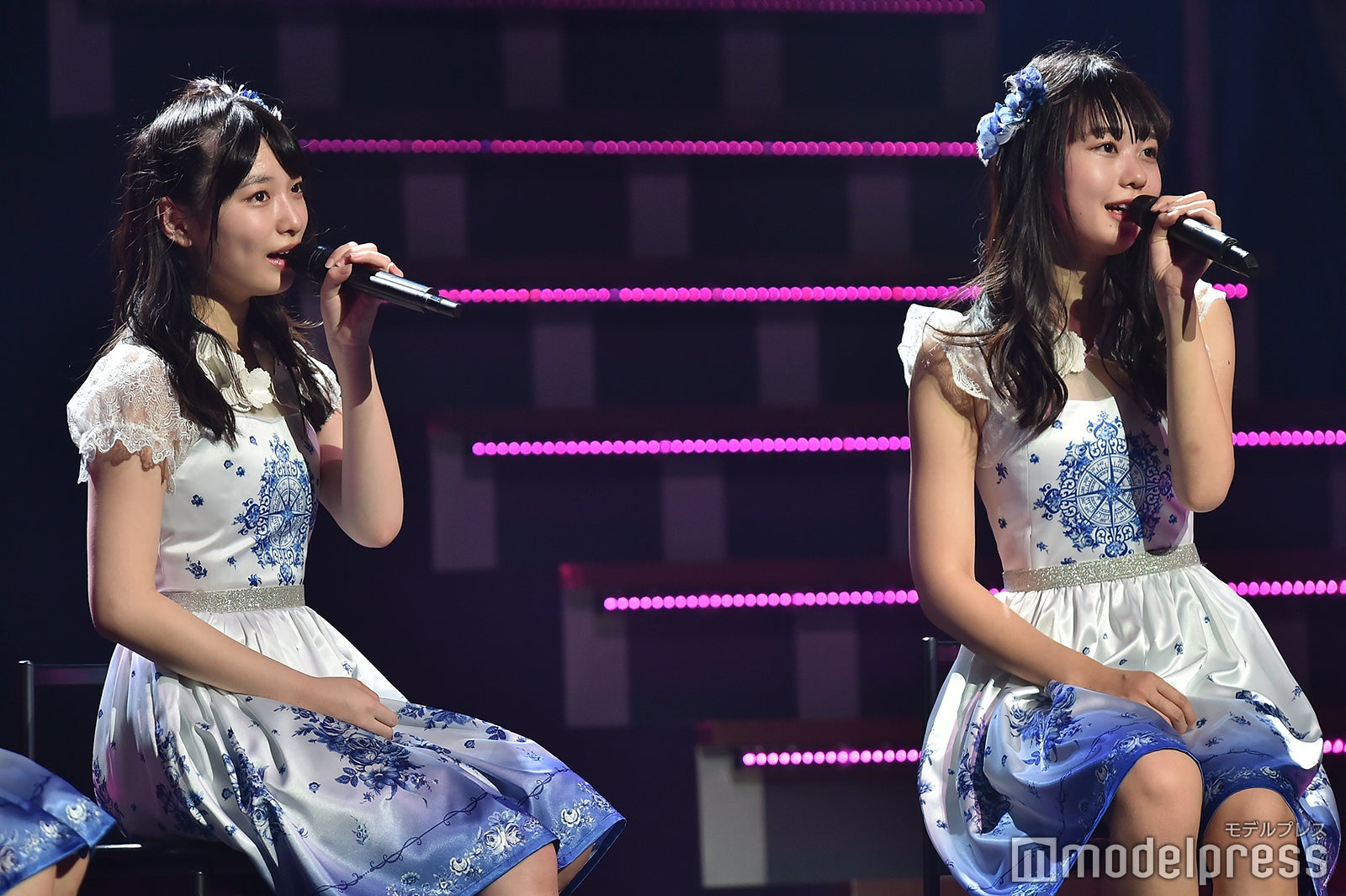 久保怜音、大盛真歩「AKB48 チームB単独コンサート～女神は可愛いだけじゃない～」 （C）モデルプレス