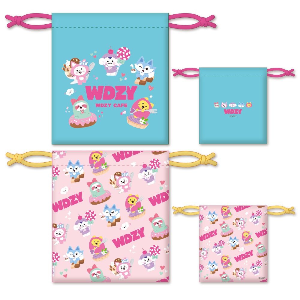 巾着（全2種）税込各1,320円（C）WDZY