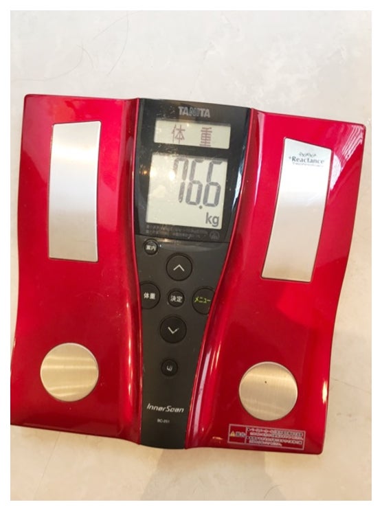 体重を公表／アレクサンダー公式ブログ（Ameba）より