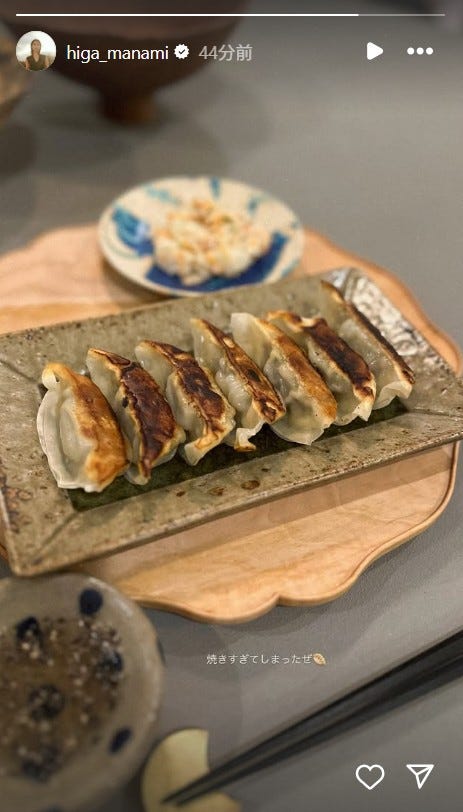 比嘉愛未Instagramストーリーズより