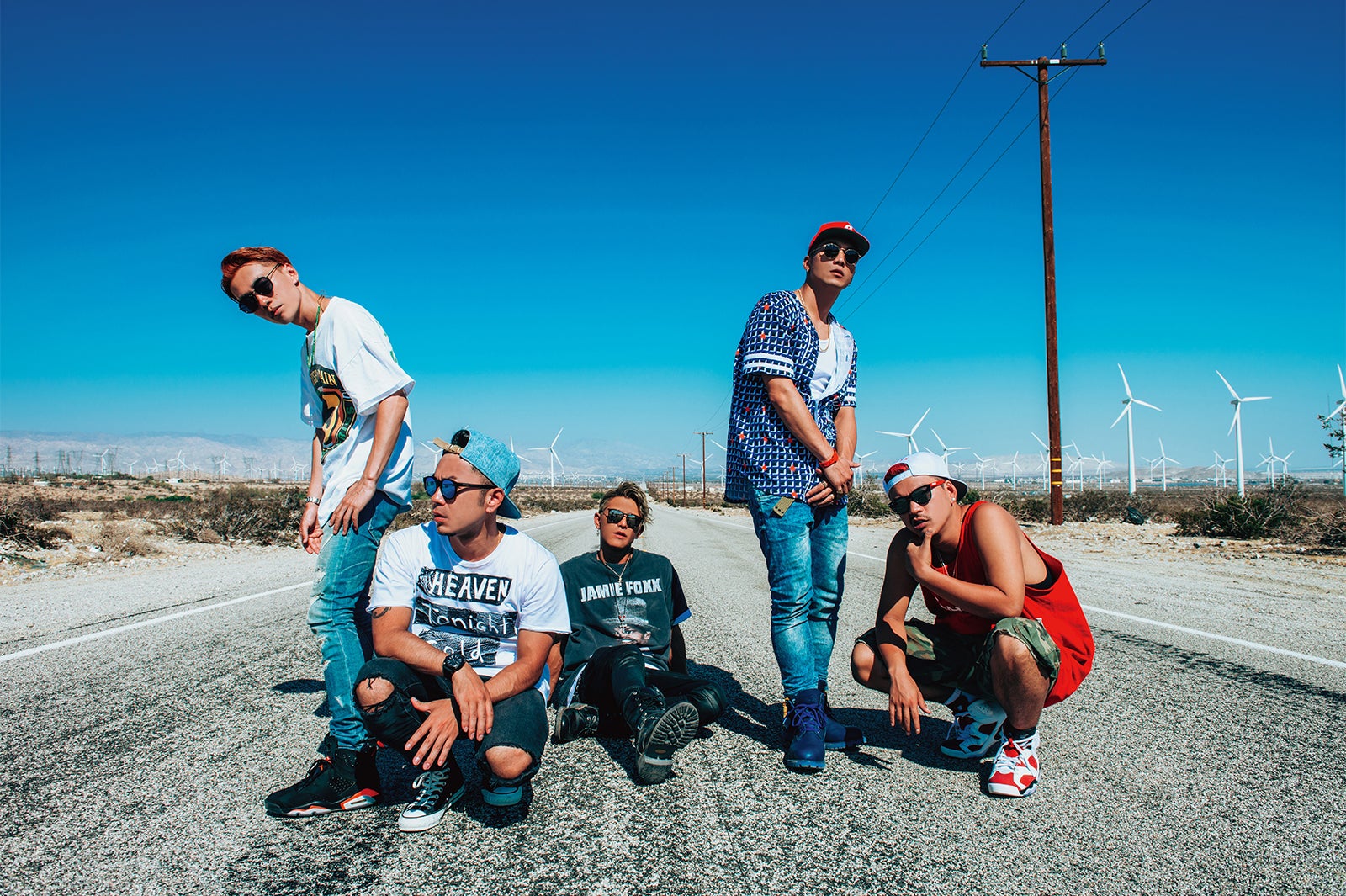 「JUMP AROUND ∞」のMV撮影で行ったLAでの写真（画像提供：所属事務所）