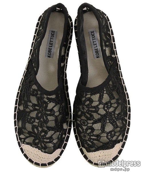 ブラックレースエスパドリーユ「KOBELETTUCE」2,380円（税込）
