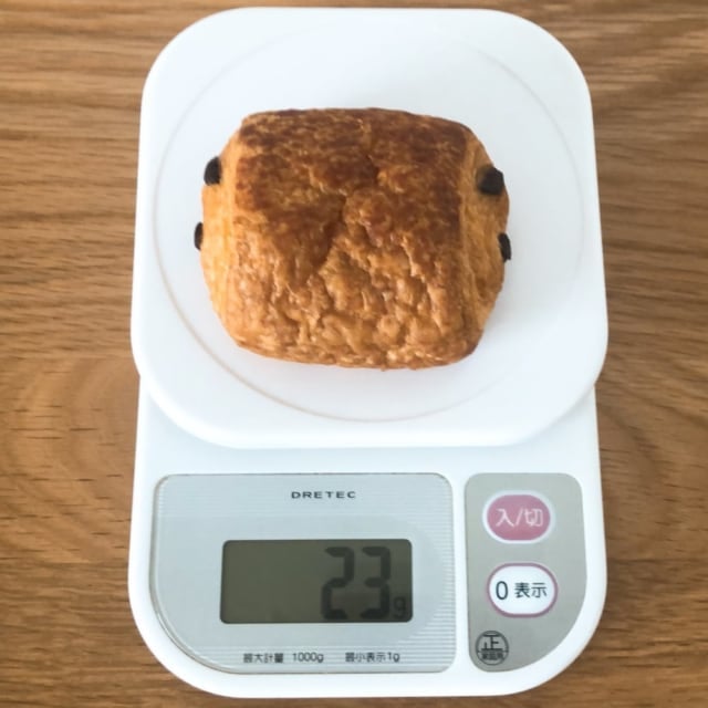 コストコパン・オ・ショコラサヴール重さ