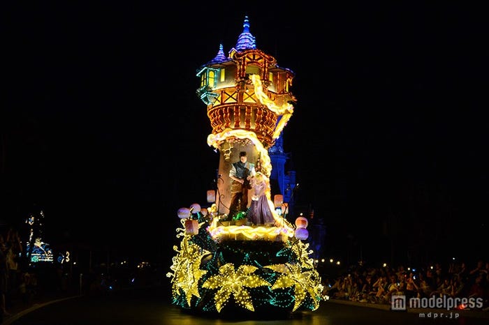 新しく加わったラプンツェルのフロート